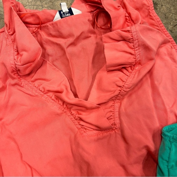 (LOT OF 3) CROWN & IVY SLEEVELESS TOP WOMENS XL RUFFLE COLLAR SIDE SLIT - Picture 6 of 8